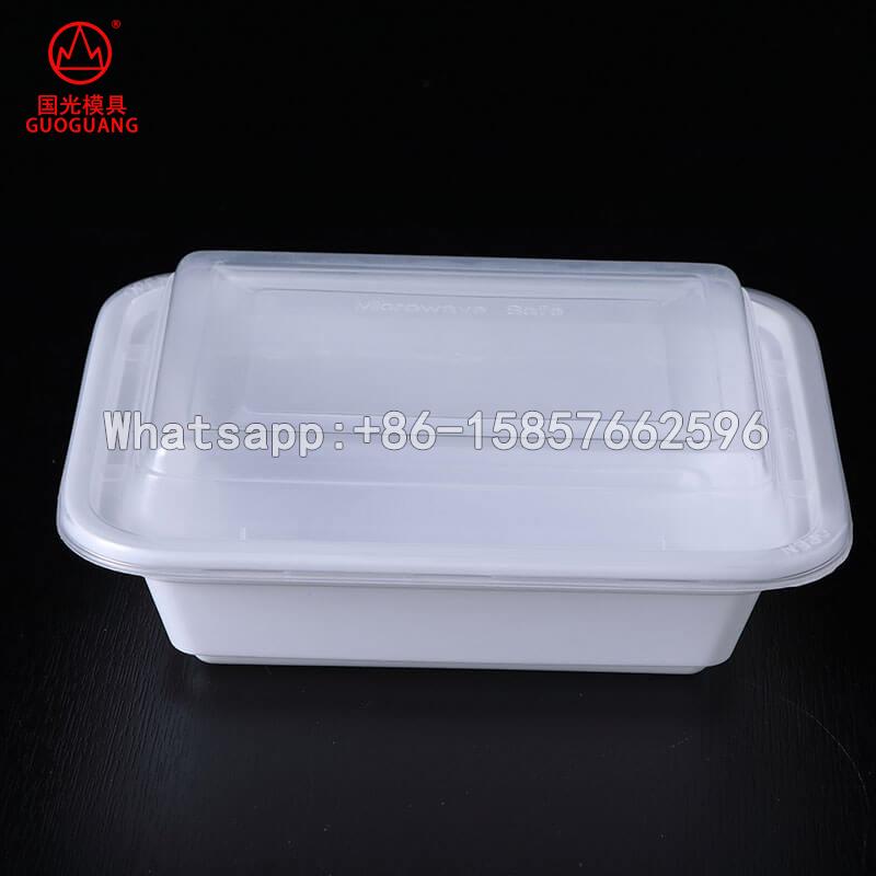 plastic injection container disposable food packaging box