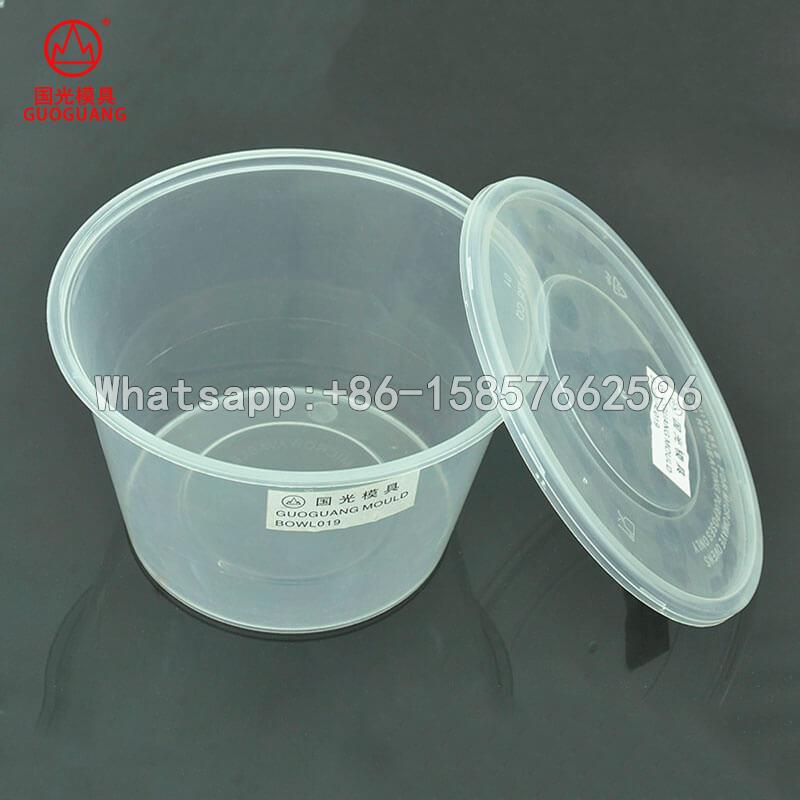 750ml round food container disposable packaging box