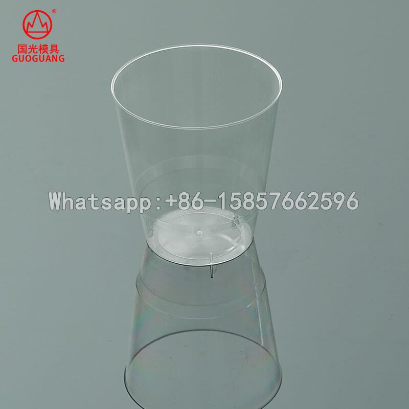 plastic tea cup PS cup thin wall injection cup