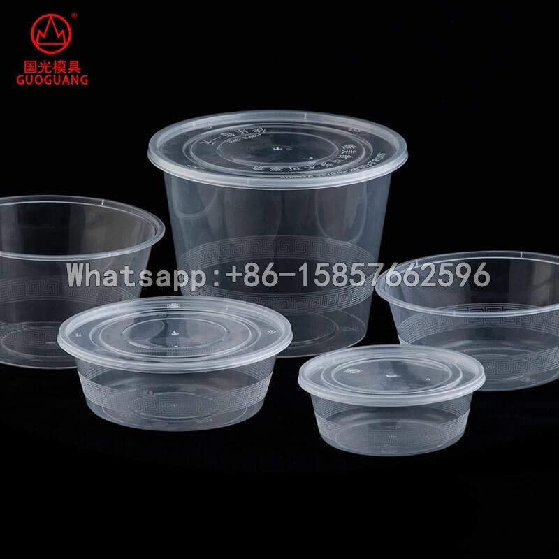 Thin wall container for food packaging vegetable storage