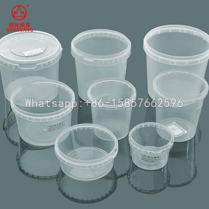 Thin wall tamper resistant package bucket