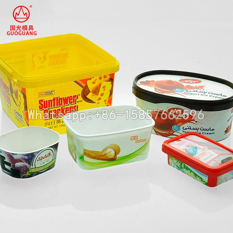 plastic IML mould for container food takeaway packaging box